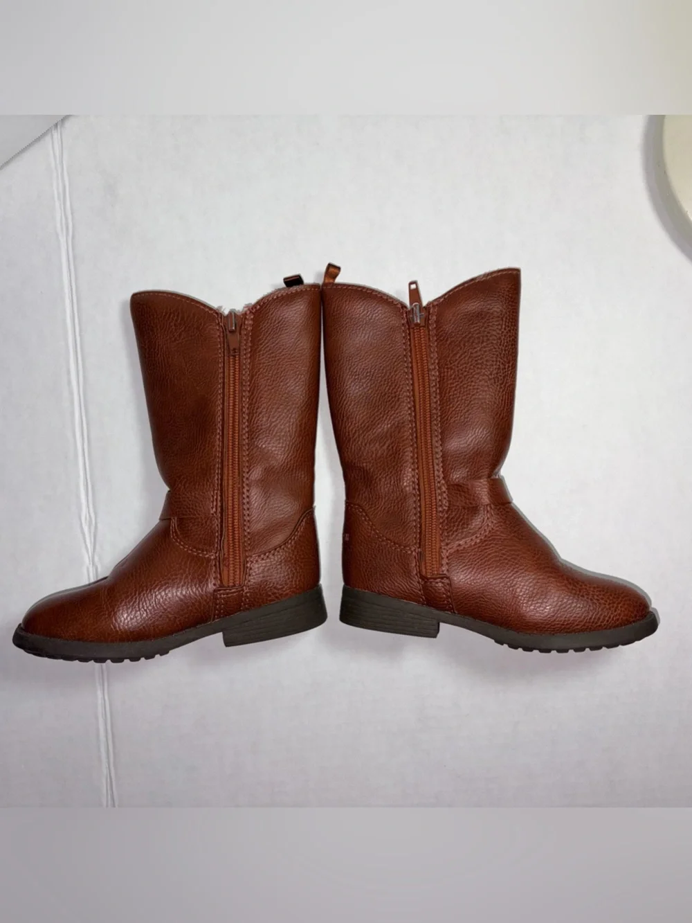 OshKosh B'gosh Lumi Toddler Girls Brown Riding Boots 8 M